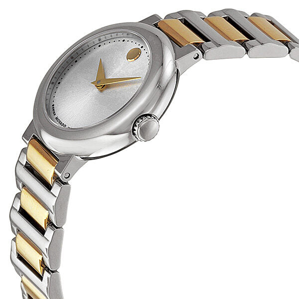Movado Concerto Two-Tone Stainless Steel Ladies Watch #0606703 - Watches of America #2