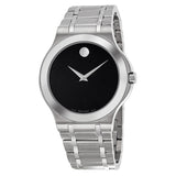 Movado Corporate Exclusive Black Dial Stainless Steel Men's Watch #0606276 - Watches of America