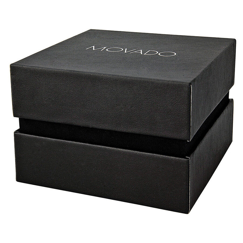 Movado Corporate Exclusive Black Dial Stainless Steel Men's Watch #0606276 - Watches of America #4