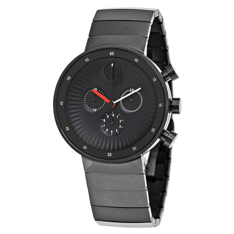 Movado Edge Black Ion-plated Stainless Steel Men's Watch #3680011 - Watches of America