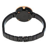 Movado Edge Black Lava Textured Dial Ladies Watch #3680025 - Watches of America #3