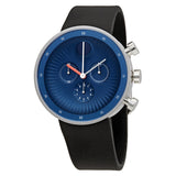 Movado Edge Chronograph Blue Aluminum Dial Men's Watch #3680019 - Watches of America