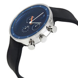 Movado Edge Chronograph Blue Aluminum Dial Men's Watch #3680019 - Watches of America #2