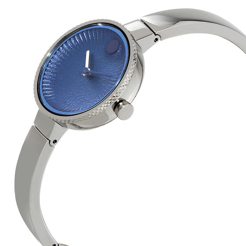 Movado Edge Blue Dial Bangle Ladies Watch #3680028 - Watches of America #2