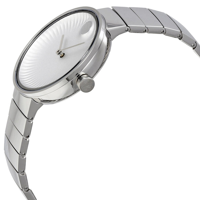 Movado Edge Silver Dial Stainless Steel Ladies Watch #3680012 - Watches of America #2