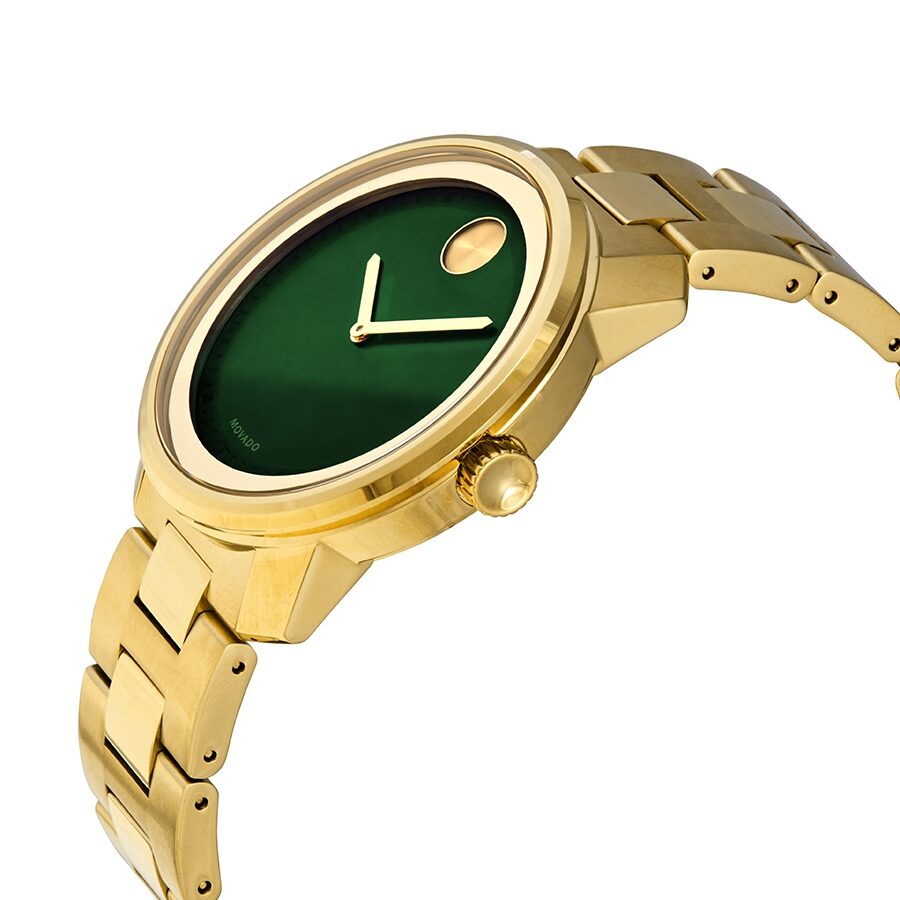 Movado Green Dial Men s Gold tone Watch 3600582 Watches of America