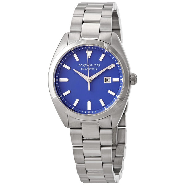 Movado Heritage-Datron Quartz Blue Dial Ladies Watch #3650076 - Watches of America