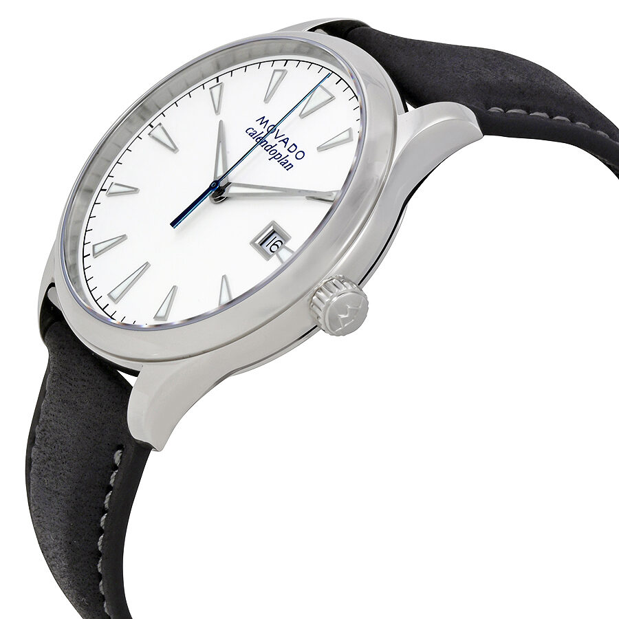 Movado heritage white dial men's watch new arrivals