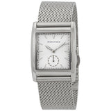 Movado Heritage White Dial Stainless Steel Mesh Men's Watch #3650044 - Watches of America