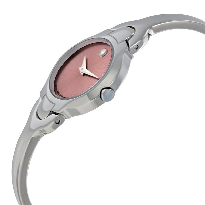 Movado Kara Pink Dial Ladies Watch #0605284 - Watches of America #2