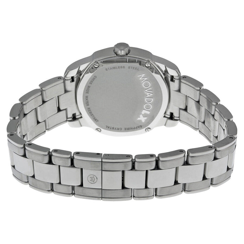 Movado LX Silver Dial Stainless Steel Ladies Watch #0606618 - Watches of America #3