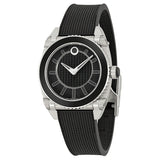 Movado Master Black Dial Ladies Watch #0606298 - Watches of America