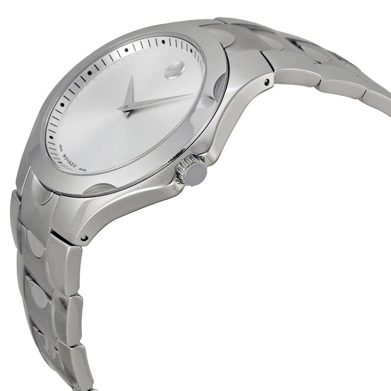 Movado Men's Luno Silver Dial Stainless Steel Watch #0606379 - Watches of America #2