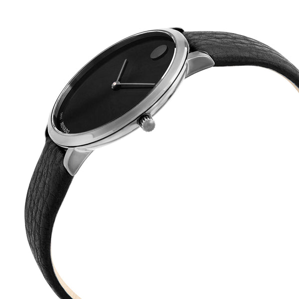 Movado Modern 47 Quartz Black Dial Ladies Watch #0607340 - Watches of America #2