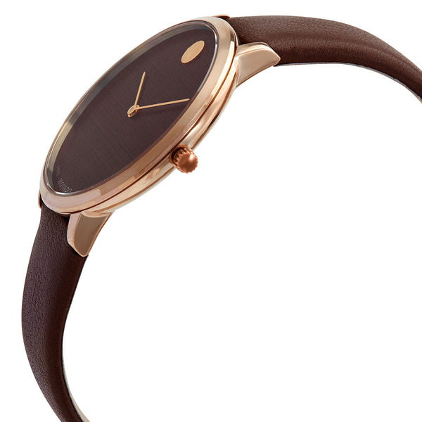 Movado Modern 47 Quartz Brown Dial Ladies Watch #0607405 - Watches of America #2