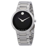 Movado Modern Classic Black Dial Men's Watch #0607119 - Watches of America