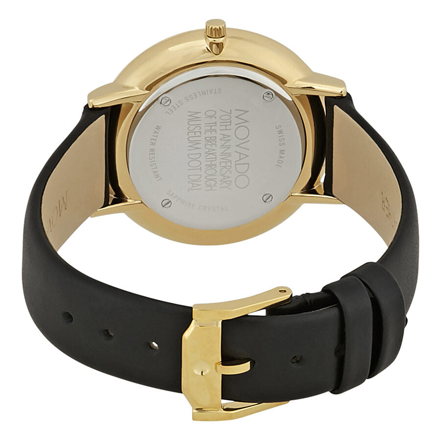 Kensington Leather Watch, Gold / Black