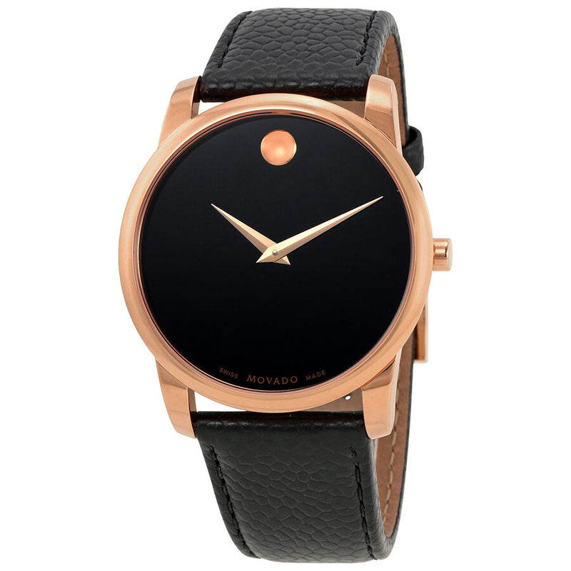 Movado Museum Black Dial Men's Watch #0607060 - Watches of America