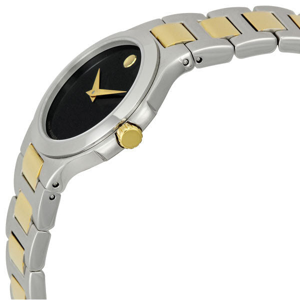 Movado Museum Black Dial Two-tone Ladies Watch #0606182 - Watches of America #2