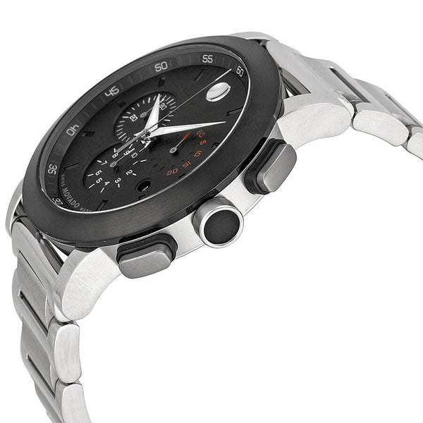 Movado Museum Chronograph Grey Dial Stainless Steel Men's Watch #0606792 - Watches of America #2