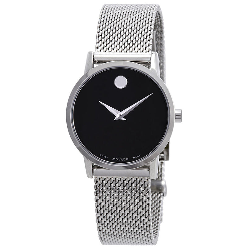 Movado Museum Classic Black Dial Ladies Watch #0607220 - Watches of America