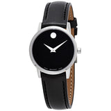 Movado Museum Classic Black Dial Ladies Watch #0607274 - Watches of America