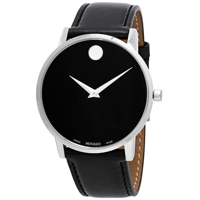 Movado Museum Classic Black Dial Men's Watch #0607269 - Watches of America
