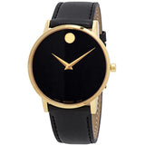Movado Museum Classic Black Dial Men's Watch #0607271 - Watches of America