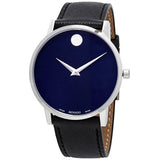 Movado Museum Classic Blue Dial Men's Watch #0607197 - Watches of America