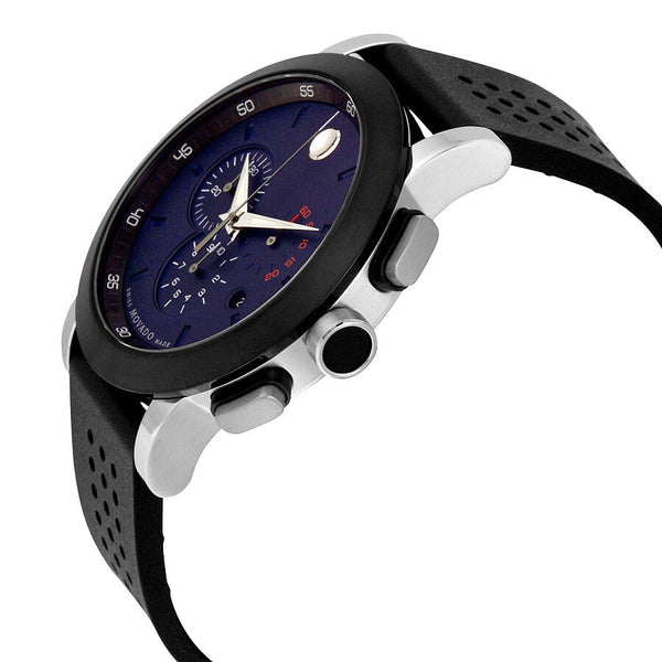 Movado Museum Sport Chronograph Navy Blue Dial Men's Watch #0607002 - Watches of America #2