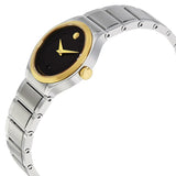 Movado Quadro Black Dial Stainless Steel Ladies Watch #0606494 - Watches of America #2