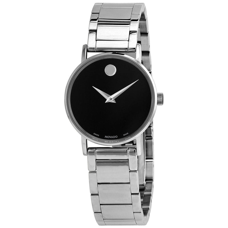 Movado Quartz Black Museum Dial Unisex Watch #0607234 - Watches of America