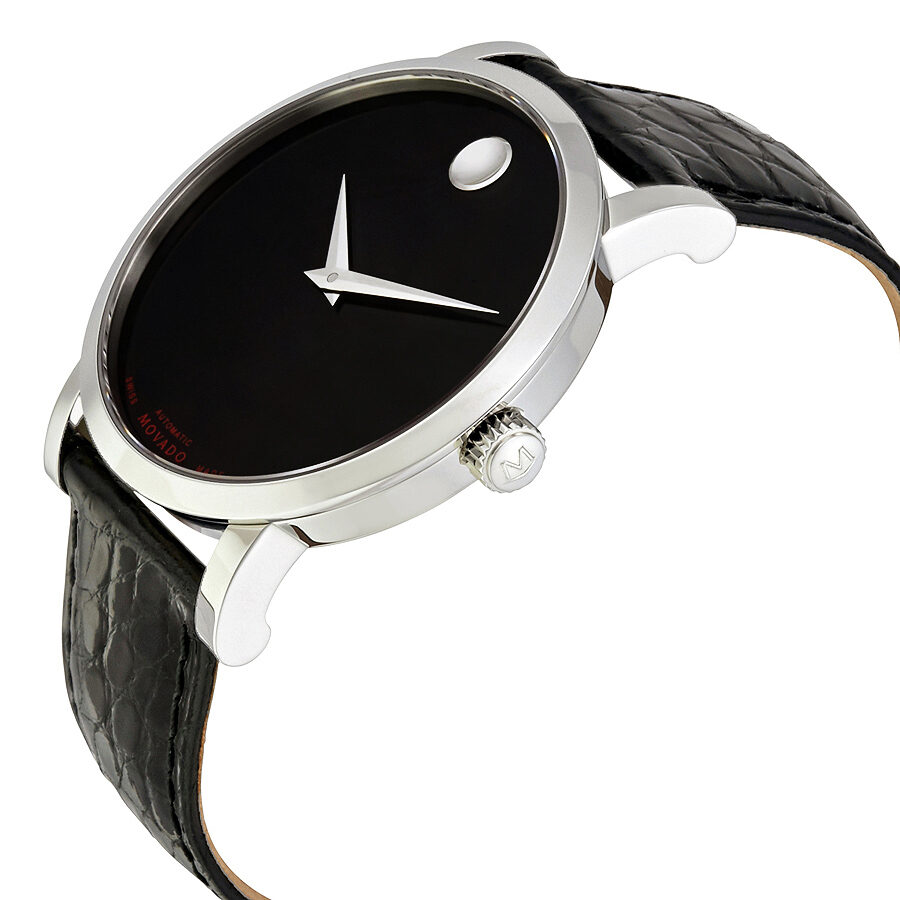 Movado Red Label Automatic Black Dial Men 