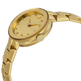 Movado Sapphire Champagne Dial Gold PVD Ladies Watch #0606816 - Watches of America #2