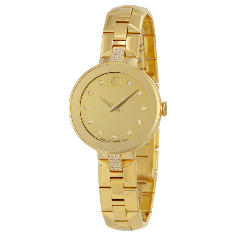 Movado sapphire outlet gold