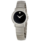 Movado SL Steel Diamond Ladies Watch #0605705 - Watches of America