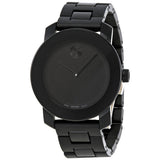 Movado Small Bold Black Dial Black Bracelet Quartz Ladies Watch #3600049 - Watches of America