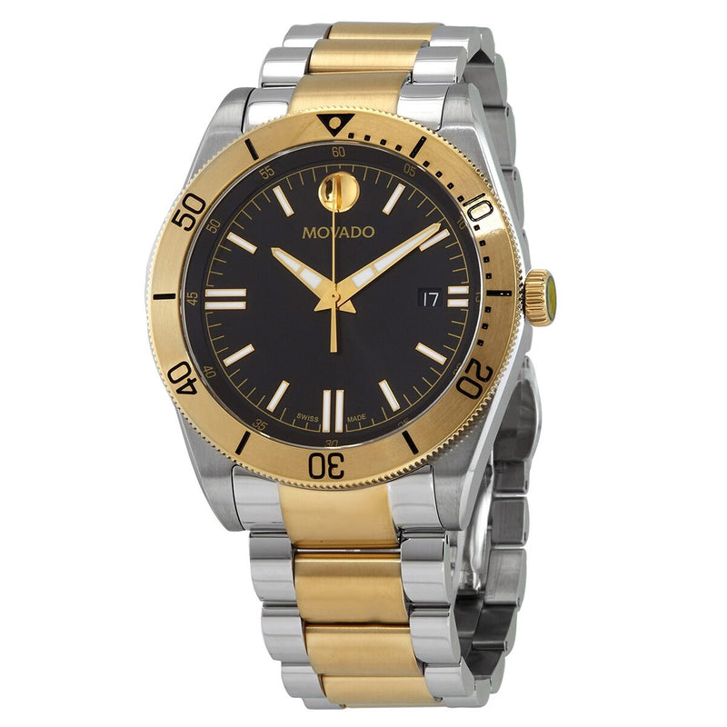 Movado Sport Quartz Black Dial Men's Watch #0607437 - Watches of America