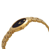 Movado Stiri Quartz Black Dial Yellow Gold PVD Ladies Watch #0607282 - Watches of America #2