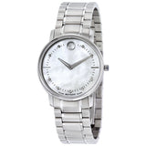 Movado TC Diamond Mother of Pearl Dial Ladies Watch #0606691 - Watches of America