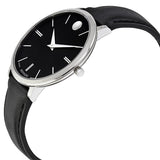 Movado Ultra Slim Black Sunray Dial Ladies Watch #0607090 - Watches of America #2