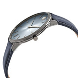 Movado Ultra Slim Quartz Blue Dial Men's Watch #0607400 - Watches of America #2