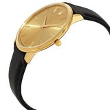 Movado Ultra Slim Yellow Gold Dial Men's Watch #0607156 - Watches of America #2