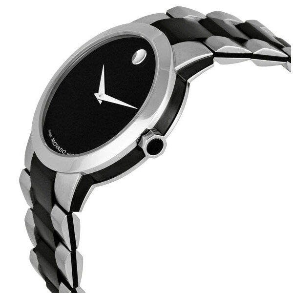 Movado Vertido Black PVD and Stainless Steel Men's Watch #0606373 - Watches of America #2
