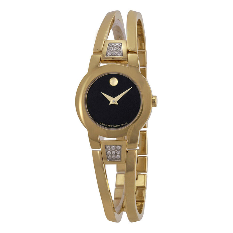 Movado Amorosa Gold-Tone Ladies Watch #0604984 - Watches of America #4