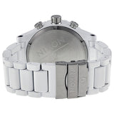 Nixon 51-30 Chronograph White Dial White PVD Men's Watch A0831255 - Watches of America #3