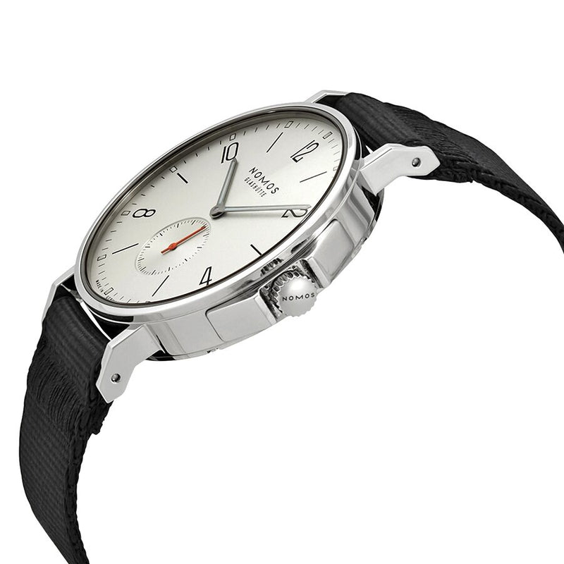 Nomos Ahoi Automatic White Dial Black Textile Men's Watch #555 - Watches of America #2