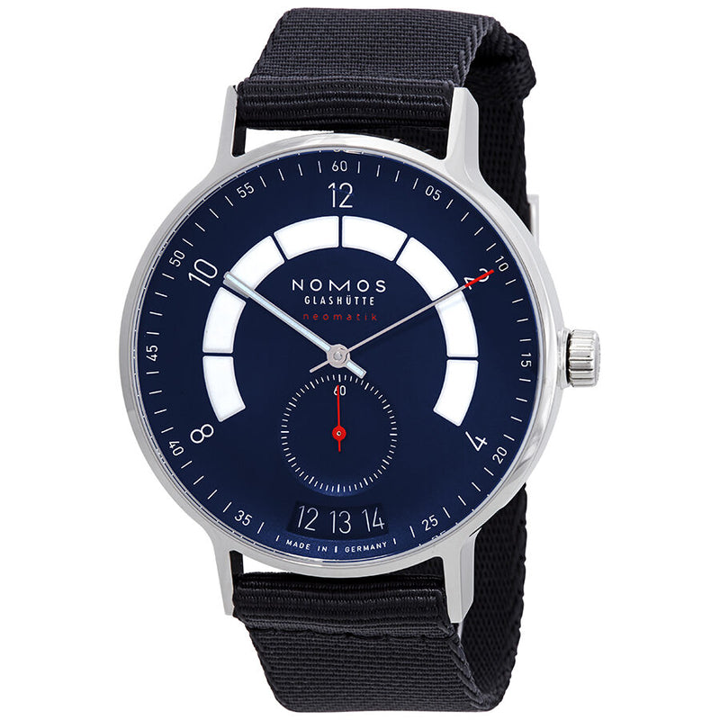 Nomos Autobahn Neomatik Automatic Midnight Blue Dial Men's Watch #1302 - Watches of America