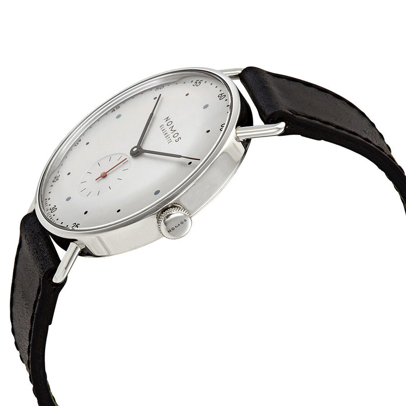 Nomos Metro 38 White Silver Dial Men's Watch #1109 - Watches of America #2
