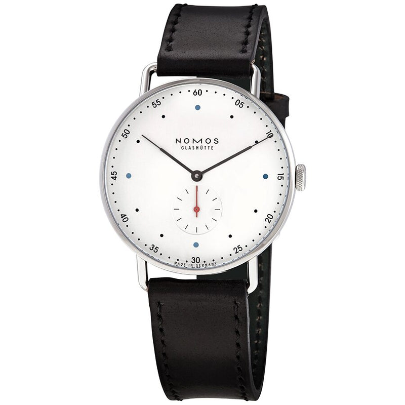 Nomos Metro Hand Wind White Dial Men's Watch #1108 - Watches of America